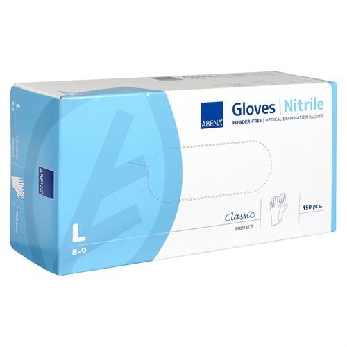 Nitrilhandske Abena Vit L 150 st.