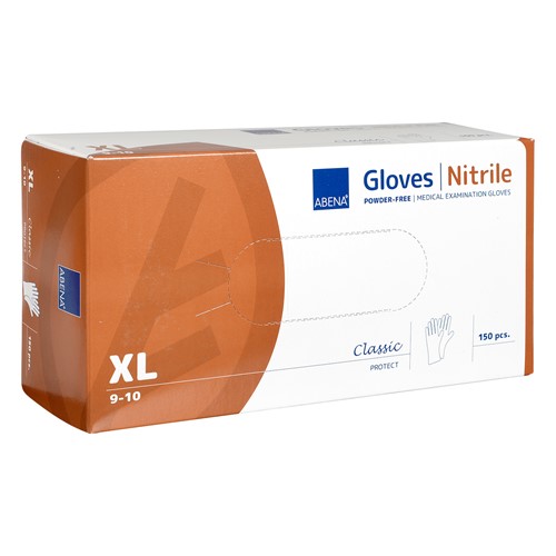 Nitrilhandske Abena Vit XL  150 st.
