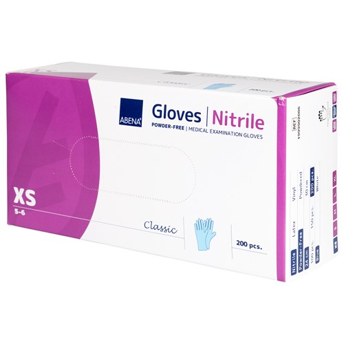 Nitrilhandske Abena Blå XS 100 st.