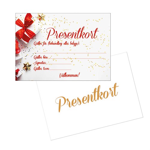 Presentkort Julklapp inkl. kuvert 10 st.