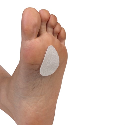 Pelott, Hjärtformad, Självhäftande, 2 mm, 4 st