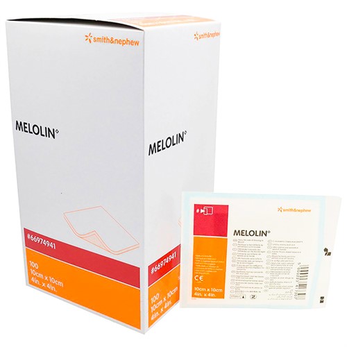 Melolin 10 x 10 cm, 100 st