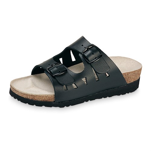 Svart pantolett 2-rem stans