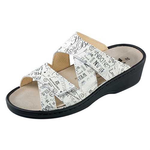 Pantolett utbytbar sula city vit