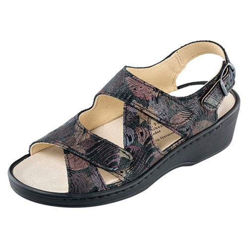 Sandal utbytbar sula löv svart